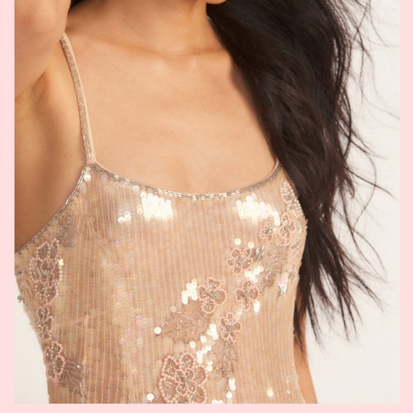 Love Shack Fancy- Alida Gown in Peach, Size 6. - Picture 2 of 6